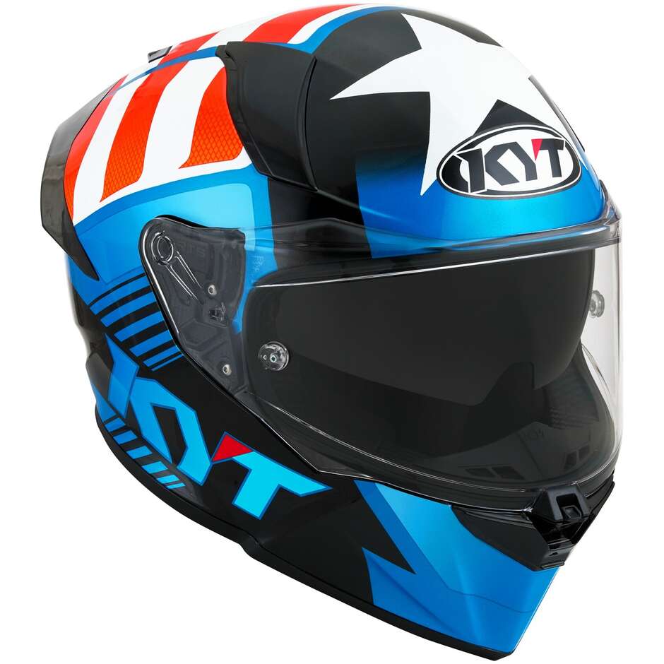 KYT R2R STRAIGHT Full Face Motorcycle Helmet
