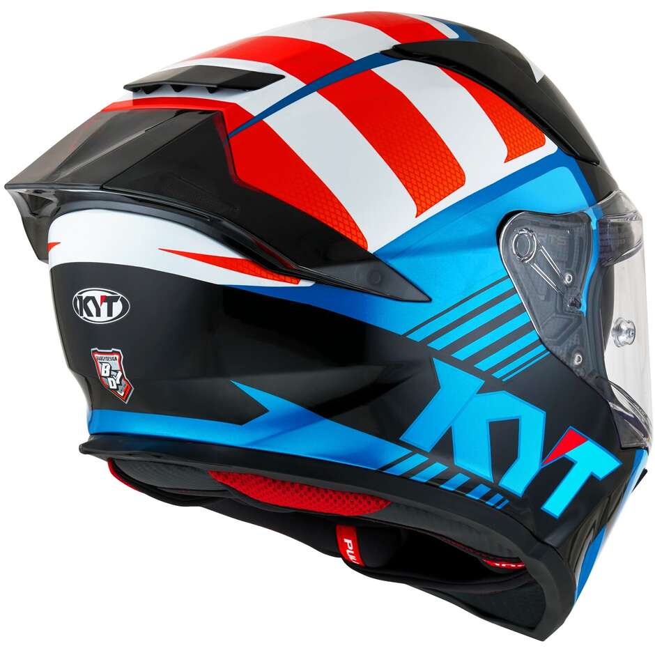 KYT R2R STRAIGHT Full Face Motorcycle Helmet