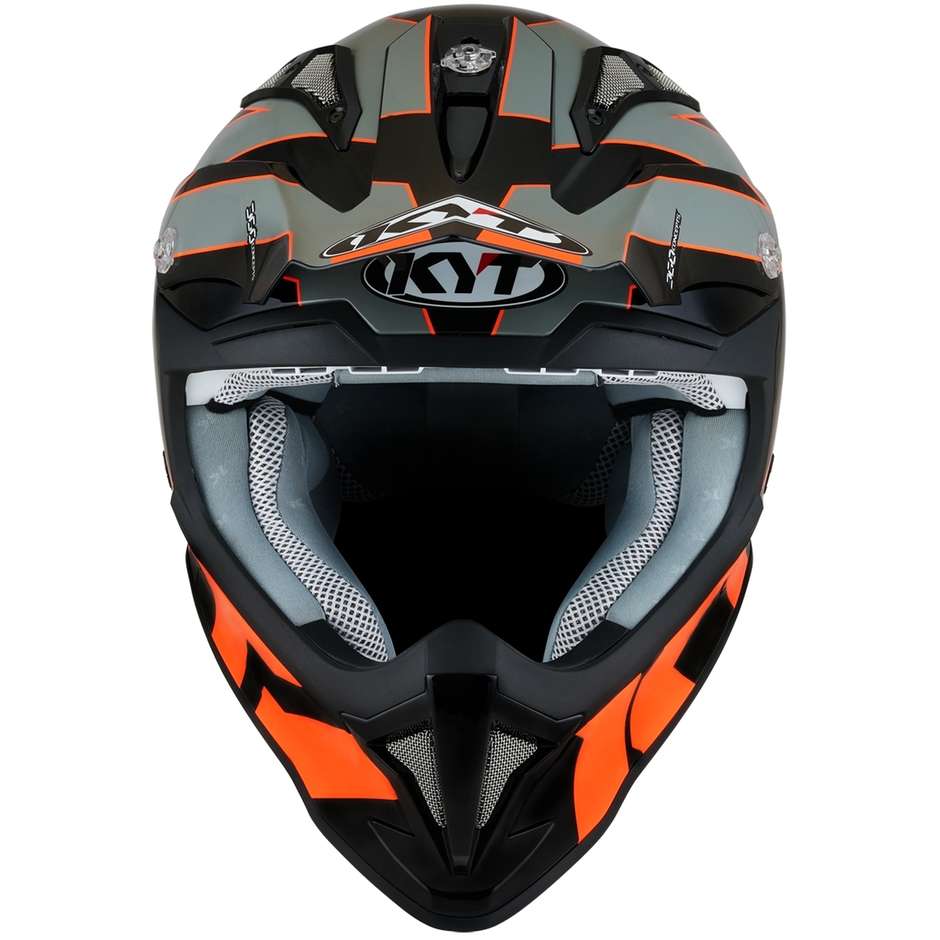 KYT STRIKE EAGLE BLINKING Fiber Cross Enduro Motorcycle Helmet