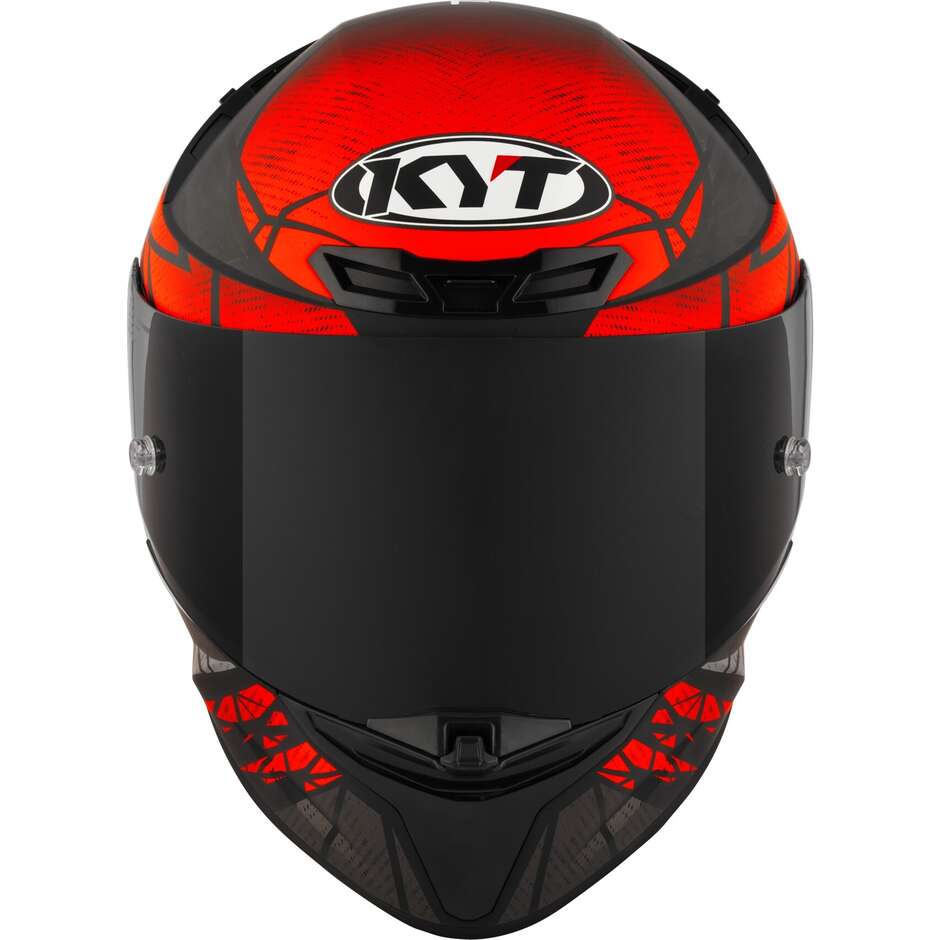 Kyt TT-REVO COMBUSTION Full Face Motorcycle Helmet Matt Red