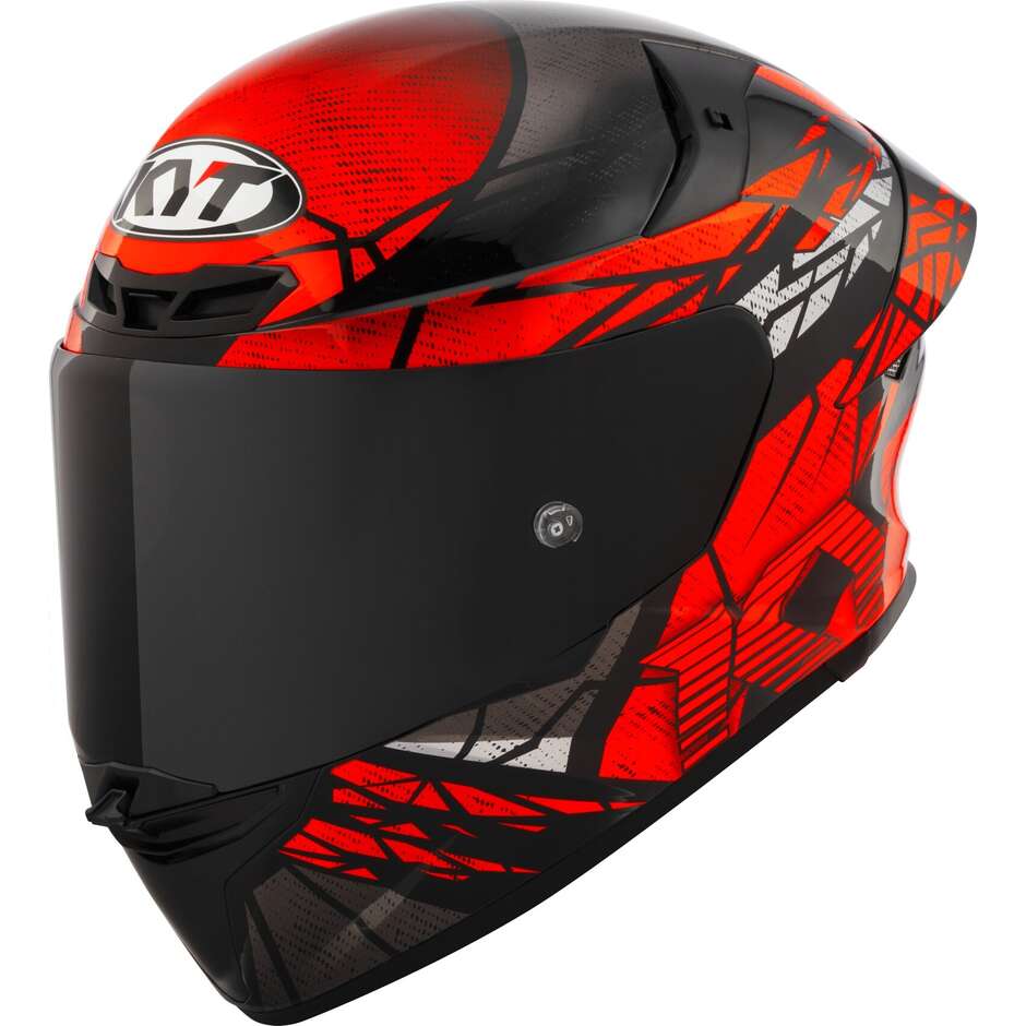 Kyt TT-REVO COMBUSTION Full Face Motorcycle Helmet Matt Red