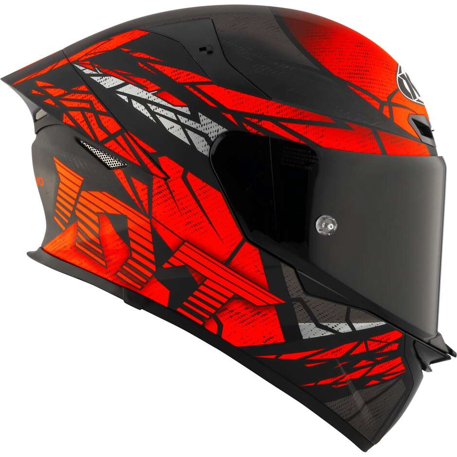 Kyt TT-REVO COMBUSTION Full Face Motorcycle Helmet Matt Red