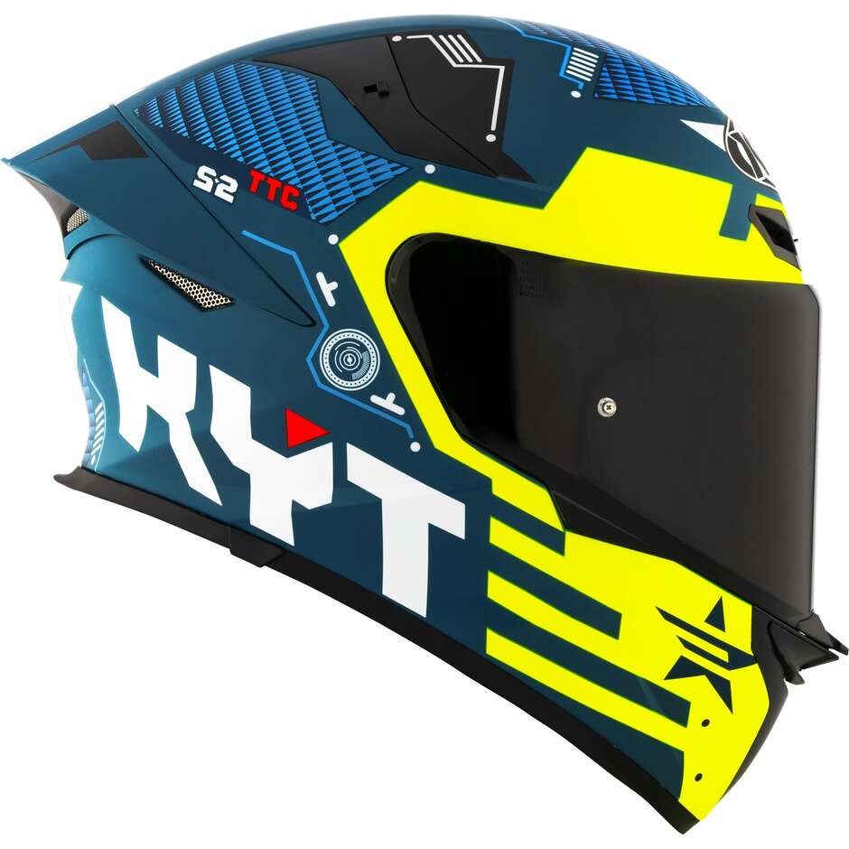Kyt TT-REVO FUSELAGE Integral-Motorradhelm Mattgelb