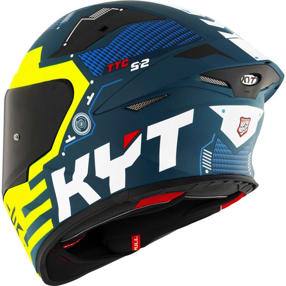 Kyt TT-REVO FUSELAGE Integral-Motorradhelm Mattgelb