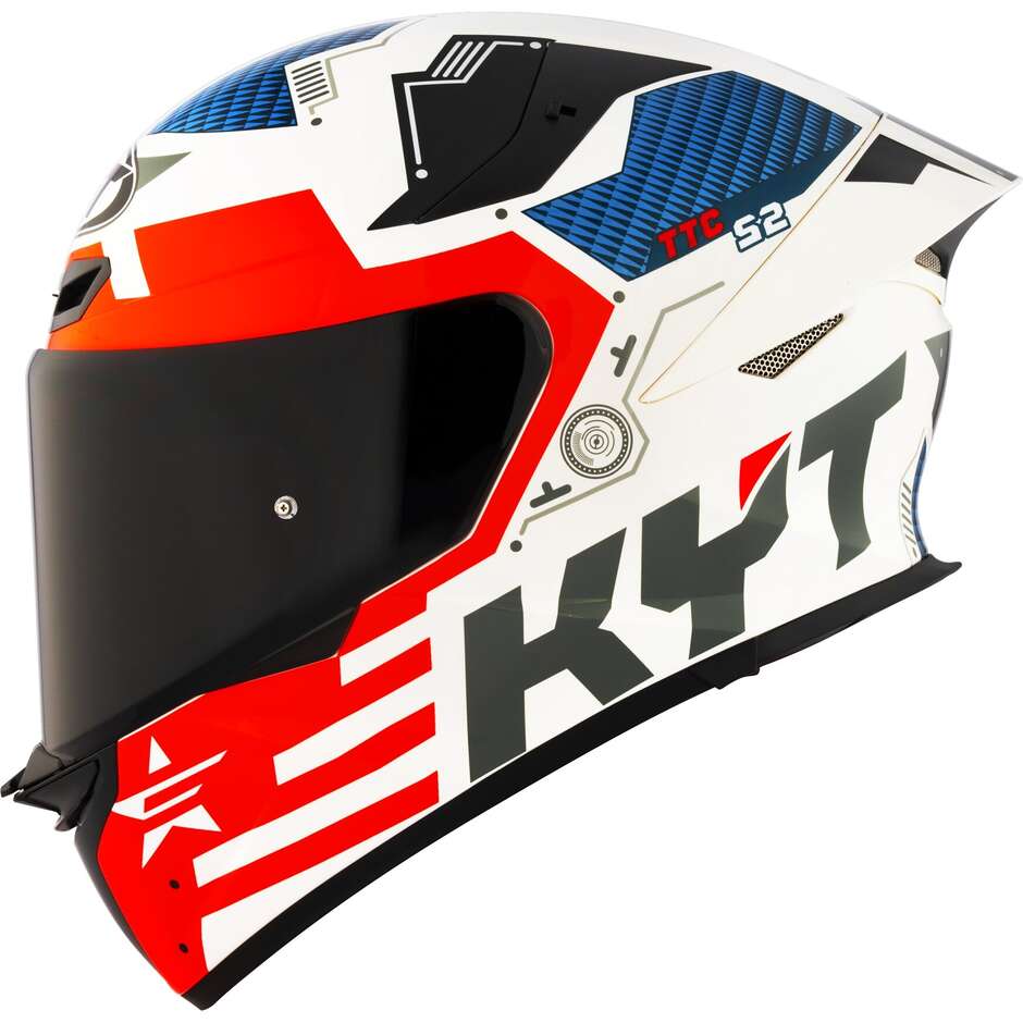 Kyt TT-REVO FUSELAGE Integral-Motorradhelm Rot