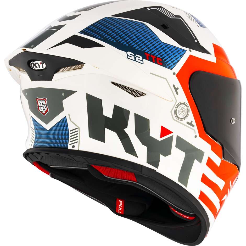 Kyt TT-REVO FUSELAGE Integral-Motorradhelm Rot