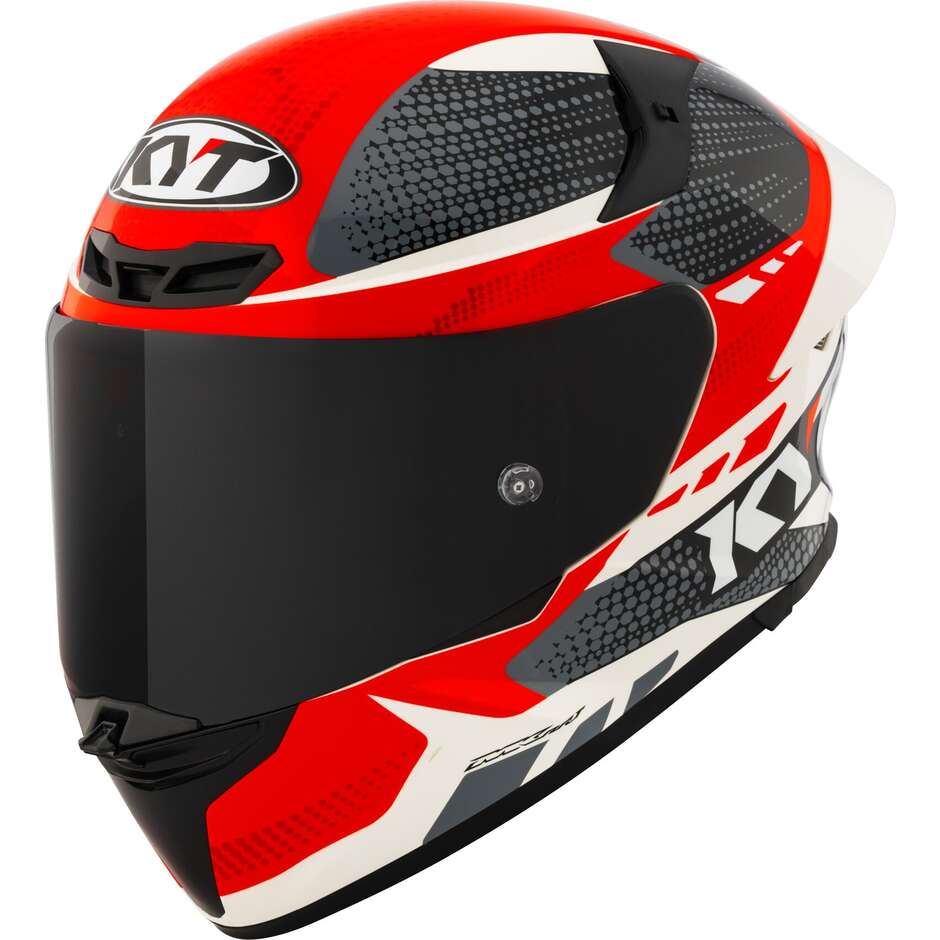 Kyt TT-REVO GEAR Full Face Motorcycle Helmet Black Red