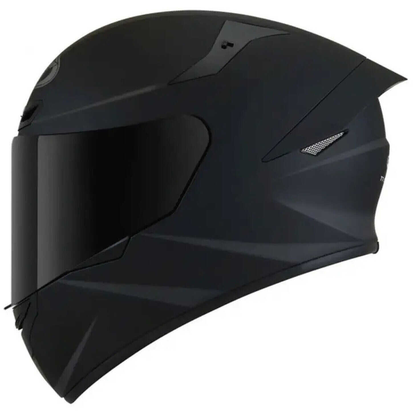 KYT TT-Revo Plain Mat Zwart Integraalhelm