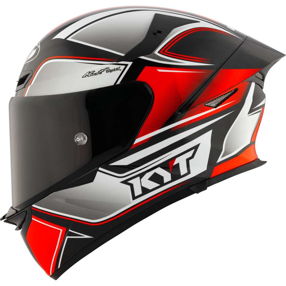 Kyt TT-REVO TOURIST Full Face Motorcycle Helmet Fluorescent Red