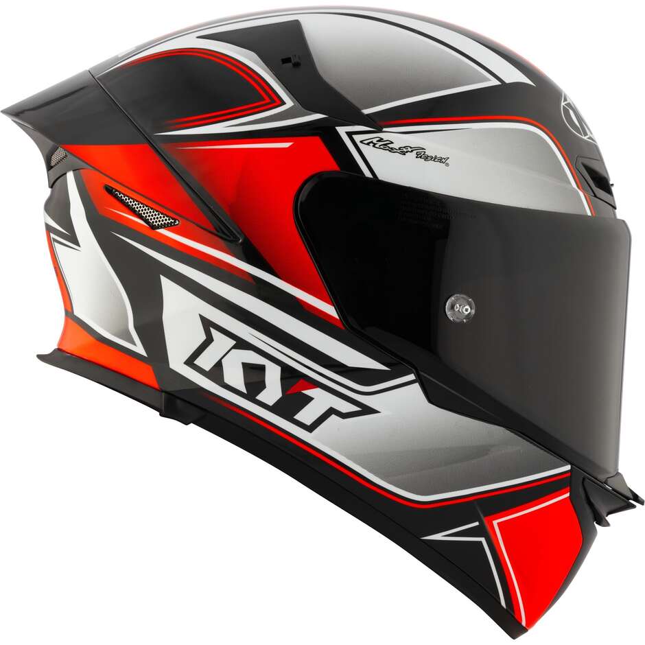 Kyt TT-REVO TOURIST Full Face Motorcycle Helmet Fluorescent Red