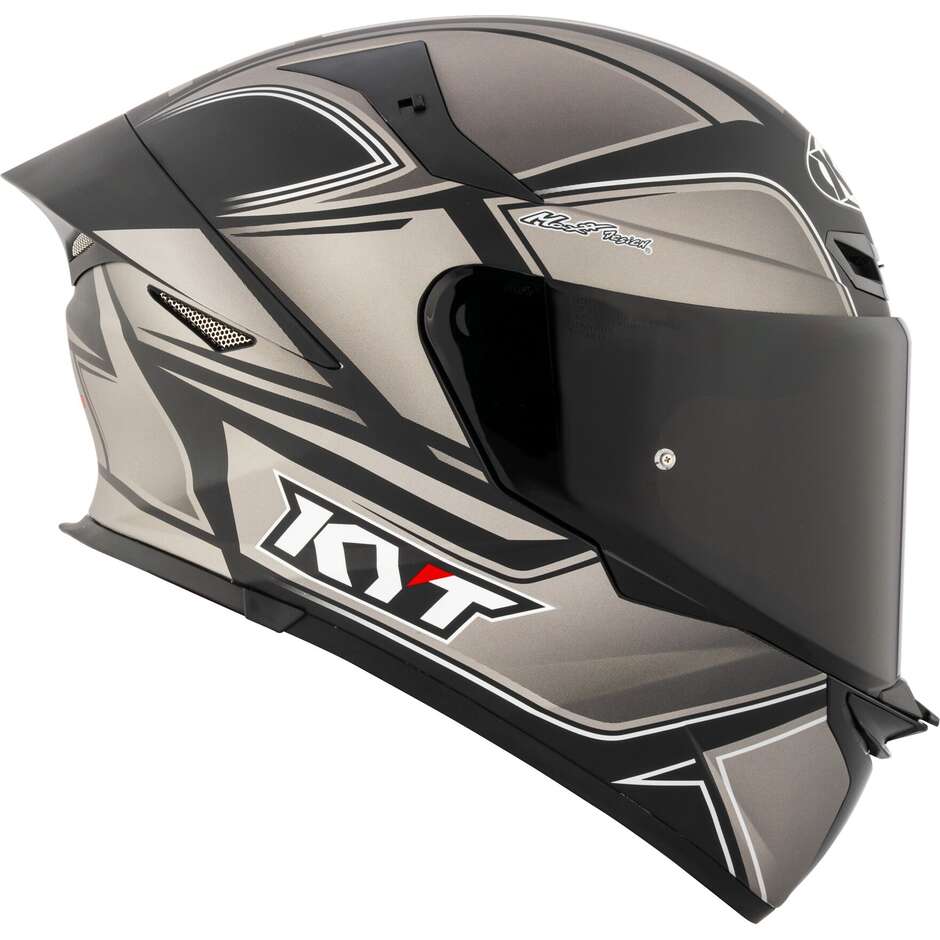 Kyt TT-REVO TOURIST Integral-Motorradhelm Cool Grey