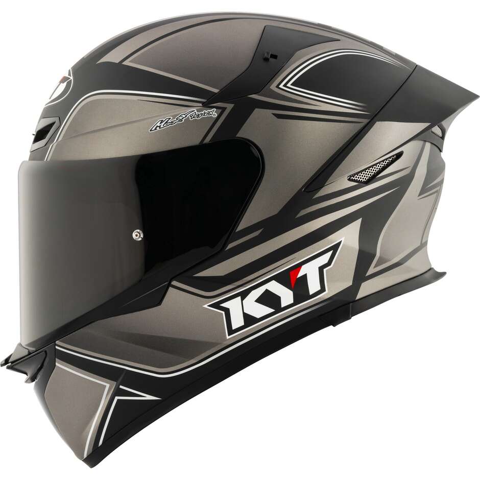 Kyt TT-REVO TOURIST Integral-Motorradhelm Cool Grey