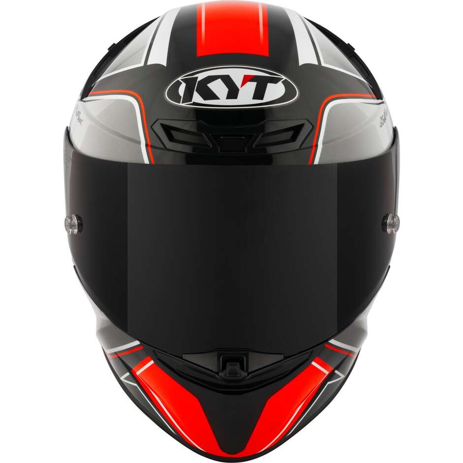 Kyt TT-REVO TOURIST Integral-Motorradhelm Fluo Red
