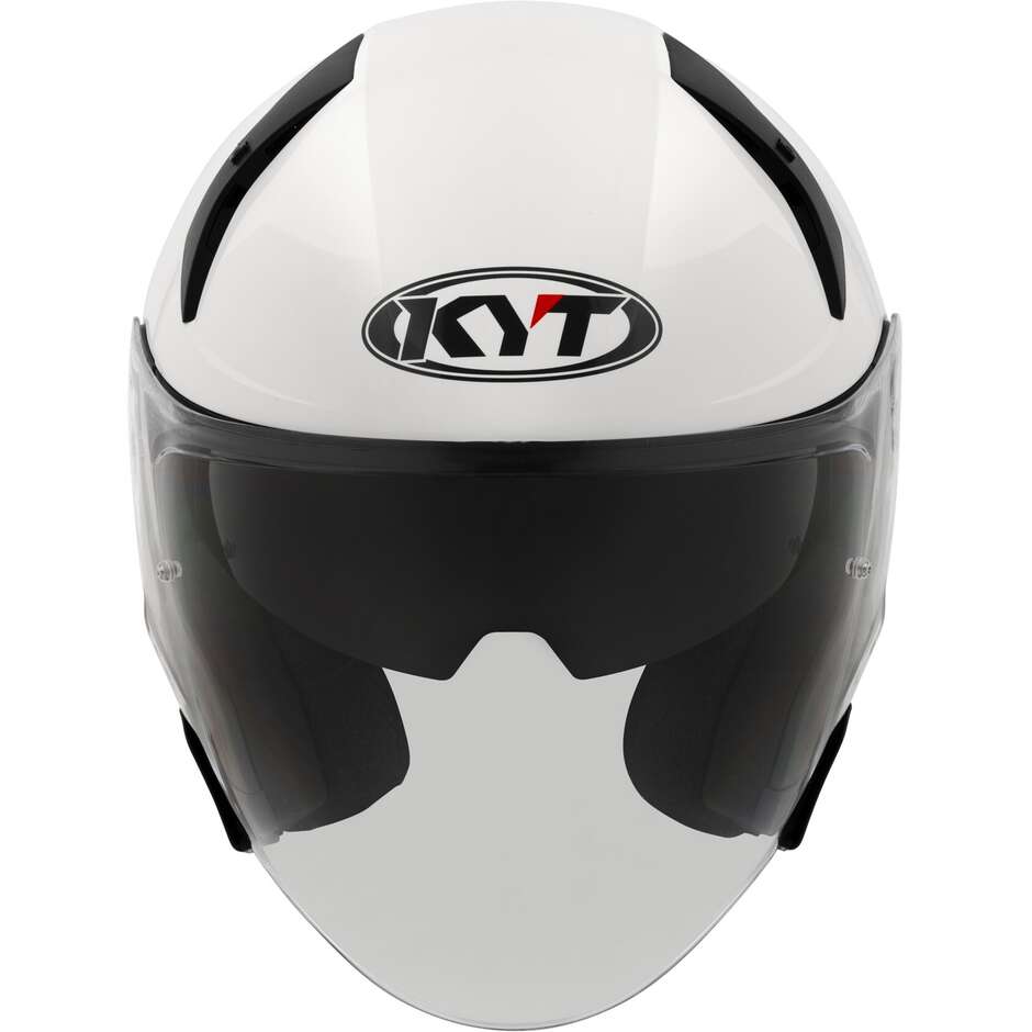 KYT TTR-JET PLAIN Jet-Motorradhelm Weiß