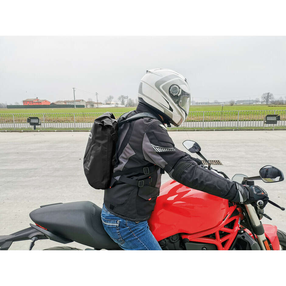 Lampa Impervious 15L Waterproof Motorcycle Backpack Black