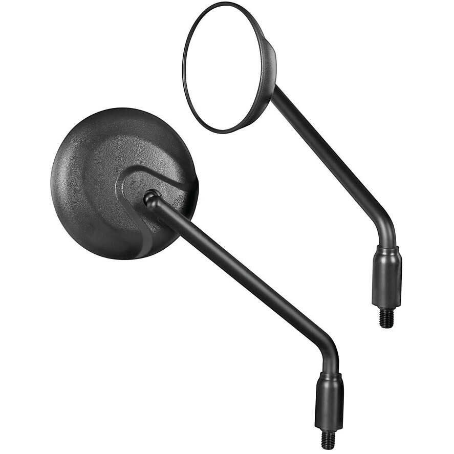 Lampa Neo Classic Schwarze Motorrad-Rückspiegel (Paar)