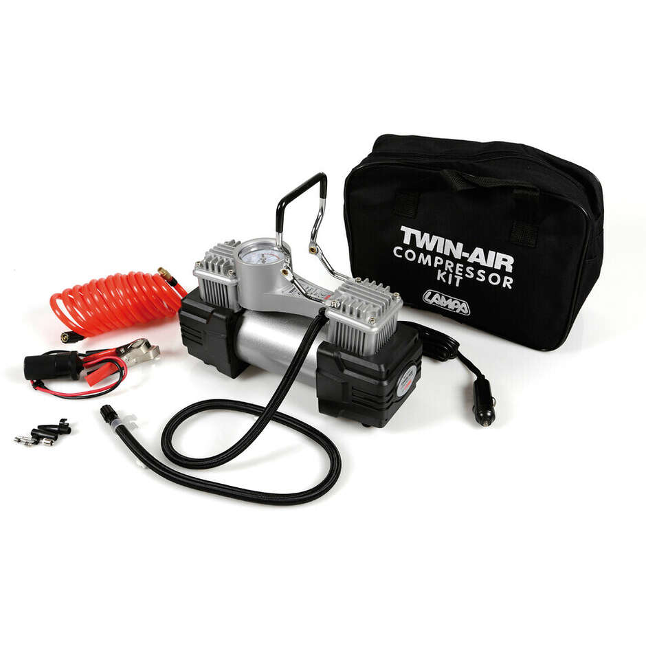 Lampa TWIN AIR Twin Cylinder Tire Inflator Compressor 12V