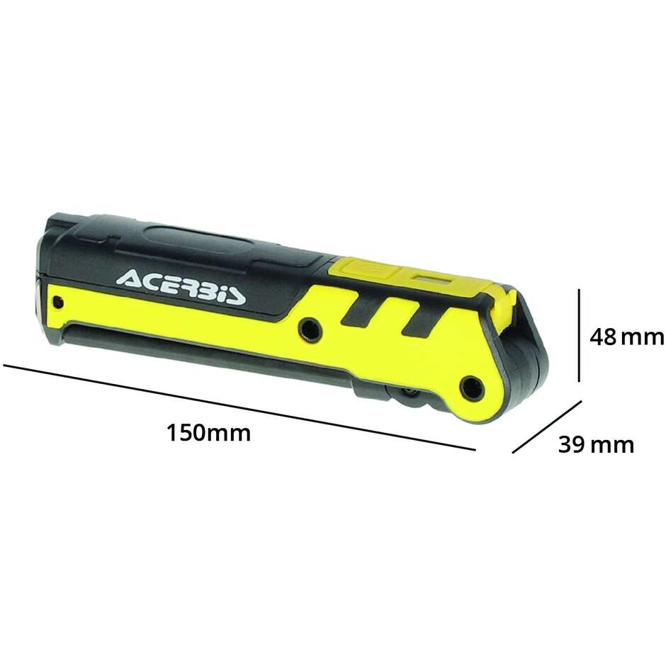 Lampada da Meccanico Acerbis FLAME WORK LIGHT Nero Giallo