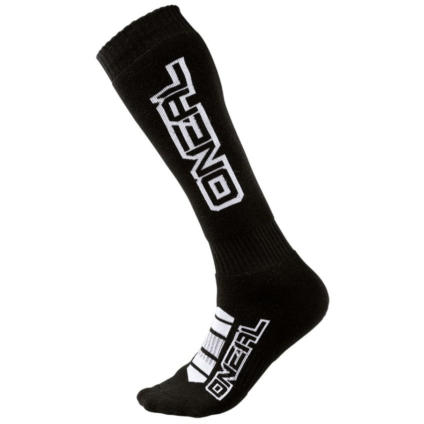 Lange Socken Oneal Pro Mx Socke Moto Cross Enduro Mtb Corp Schwarz