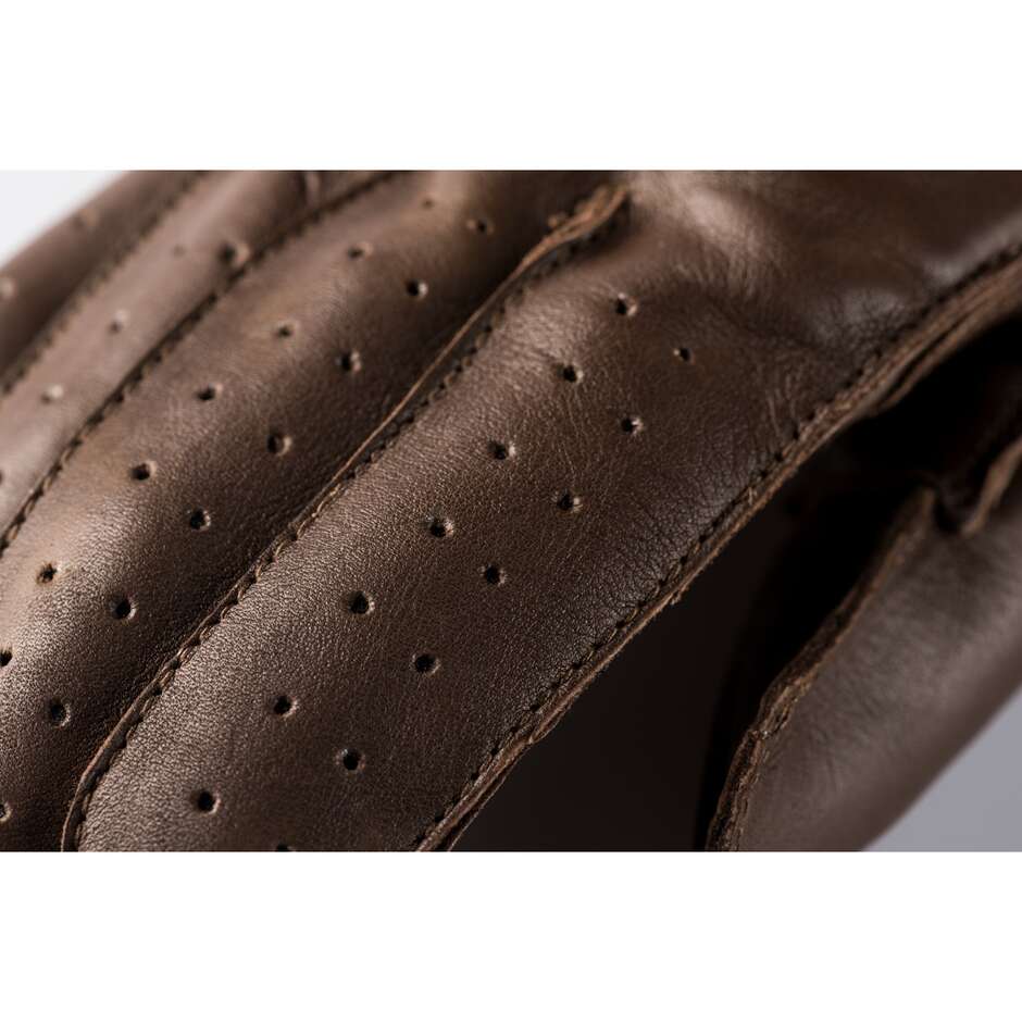 Leather Gloves Custom Blauer ROUTINE Brown