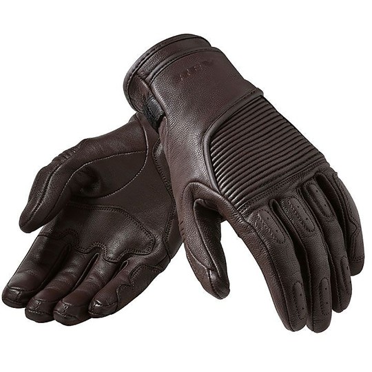 Leather Gloves Woman Custom Rev'it BASTILLE LADIES Brown