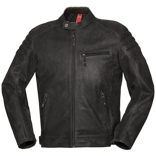 Leather Jacket Custom Ixs Classic LD Cruise Black Leather