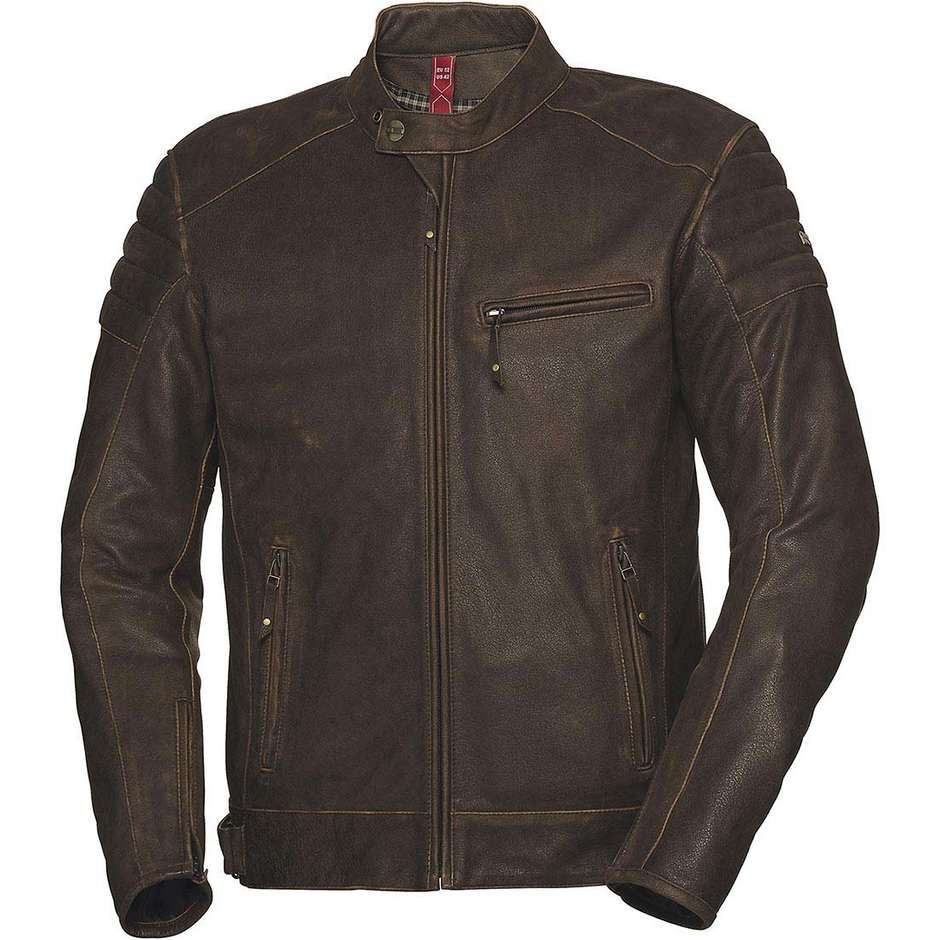 Leather Jacket Custom Ixs Classic LD Cruise Brown Leather