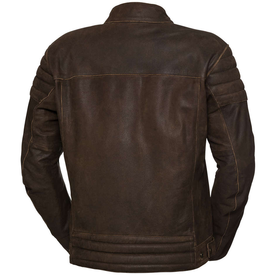 Leather Jacket Custom Ixs Classic LD Cruise Brown Leather