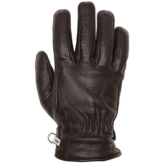 Leather Motorcycle Gloves Winter Helstons Model Mirage Blacks