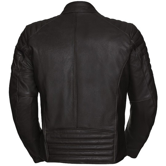 Leather Motorcycle Jacket Custom Ixs Classic LD DARK Brown