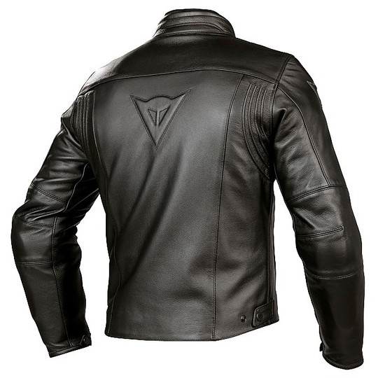 Leather Motorcycle Jacket Dainese Model Razon Black