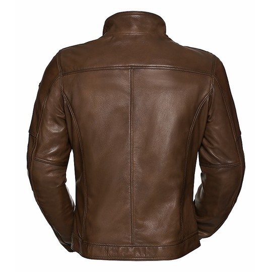 Leather Motorcycle Jacket Ixs Classic LD NICK Brown