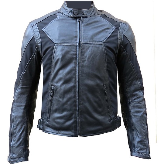 Leather motorcycle jacket Very soft Judges With Protections