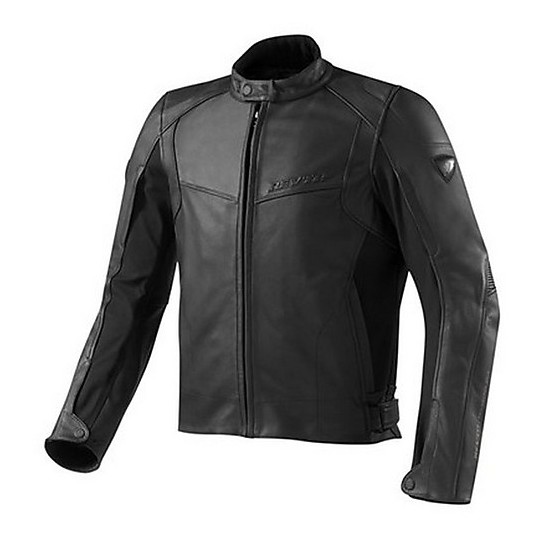 Leather Rev'it Motorcycle Jacket Adrenaline Evo Black For Sale