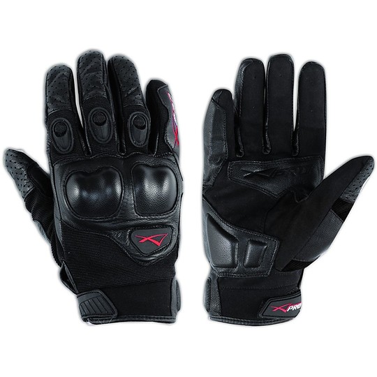 Leather Sports Gloves American-Pro BLOCK Black