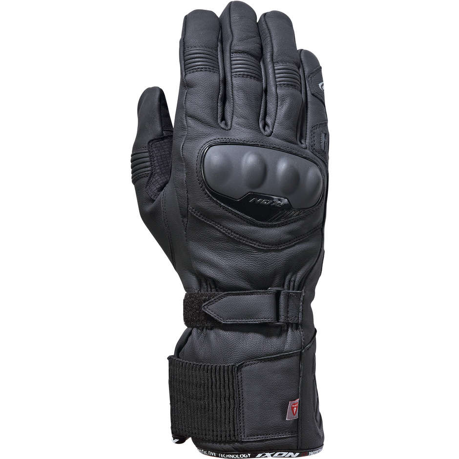 Leather Winter Gloves Ixon PRo SHIFT CE Black