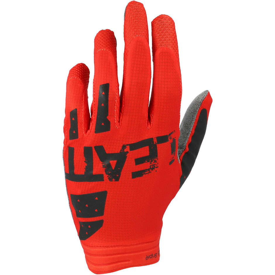 Leatt 1.5 GripR Red Cross Enduro Motorcycle Gloves