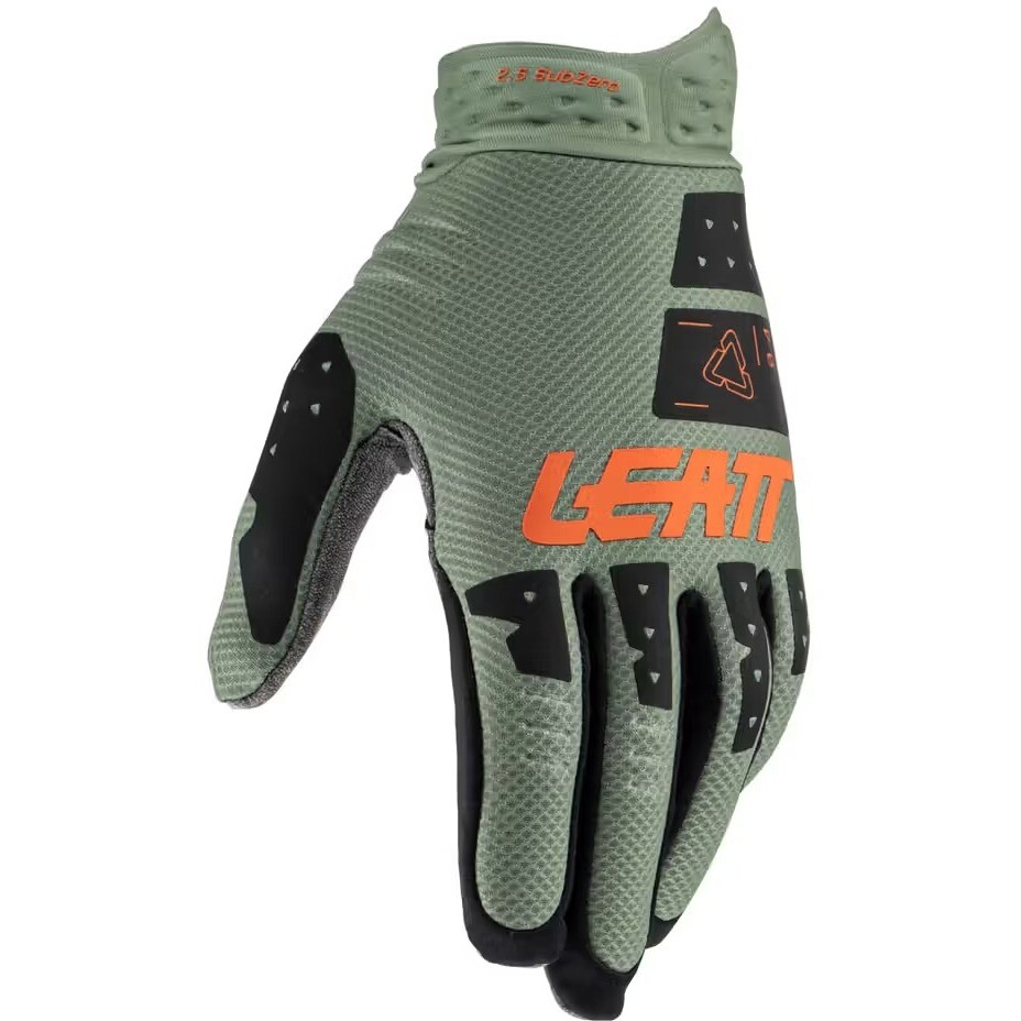 Leatt 2.5 SUBZERO Cross Enduro Motorradhandschuhe Grau Orange