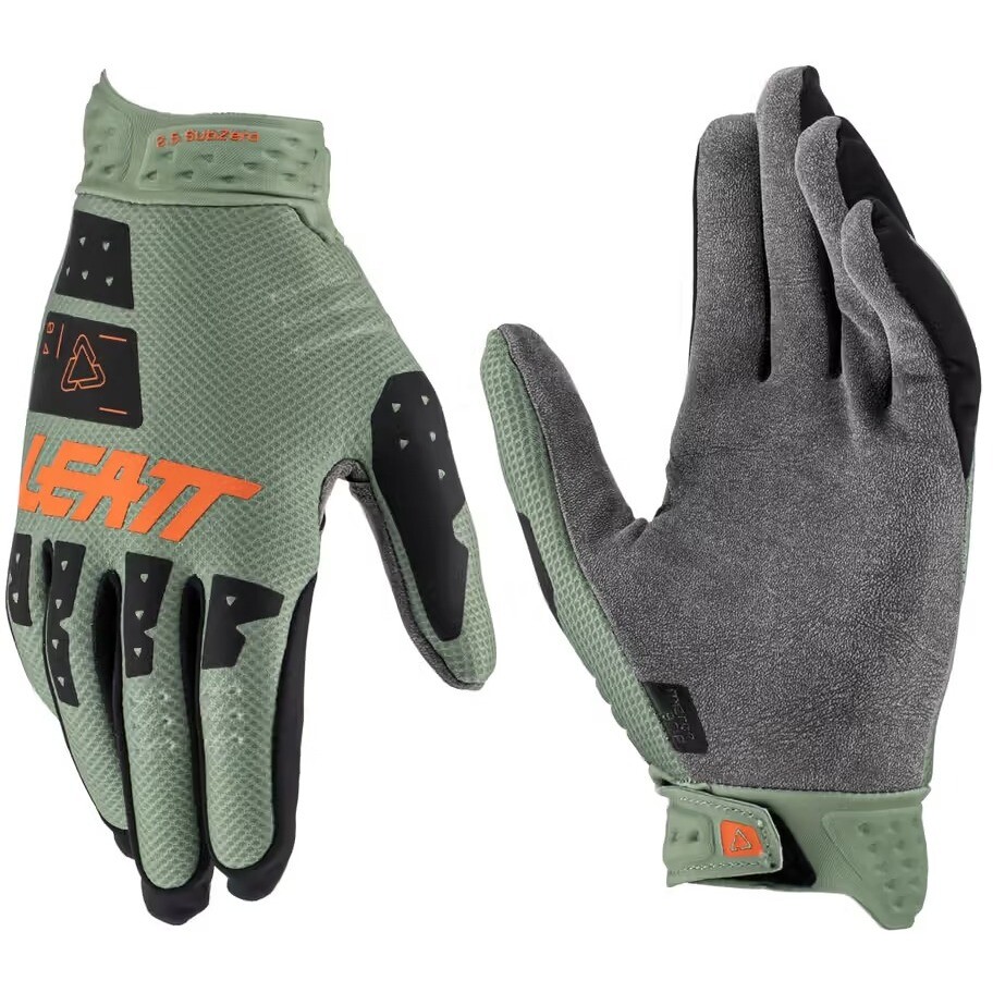 Leatt 2.5 SUBZERO Cross Enduro Motorradhandschuhe Grau Orange