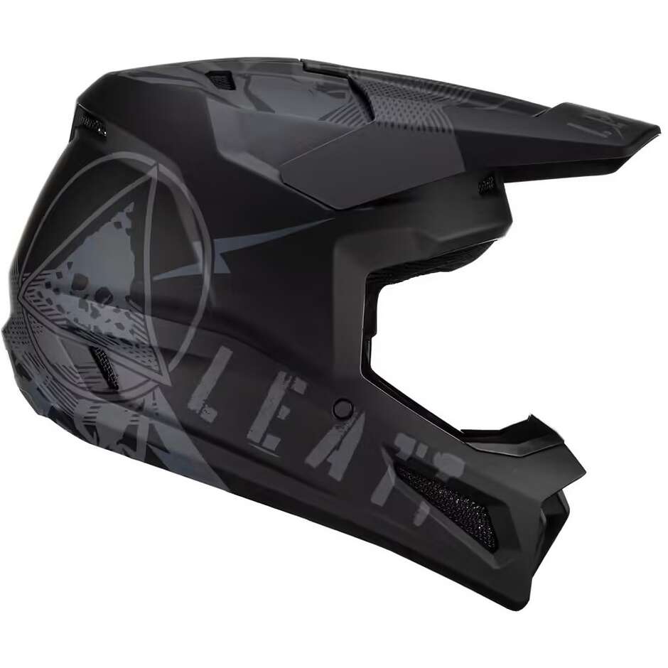 Leatt 2.5 V23 Stealth Cross Enduro Motorcycle Helmet