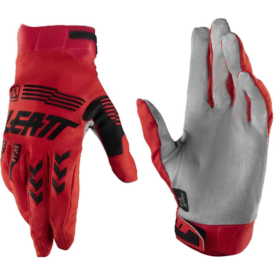 Leatt 2.5 X-Flow Jr Kinder-Motocrosshandschuhe Rot