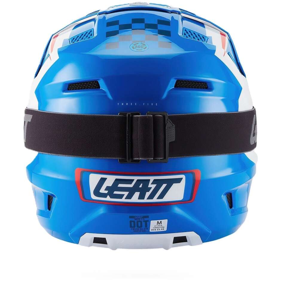 Leatt 3.5 Blue Moto Cross Helmet Kit