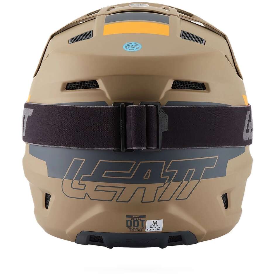 Leatt 3.5 Brown Motocross-Helm-Set