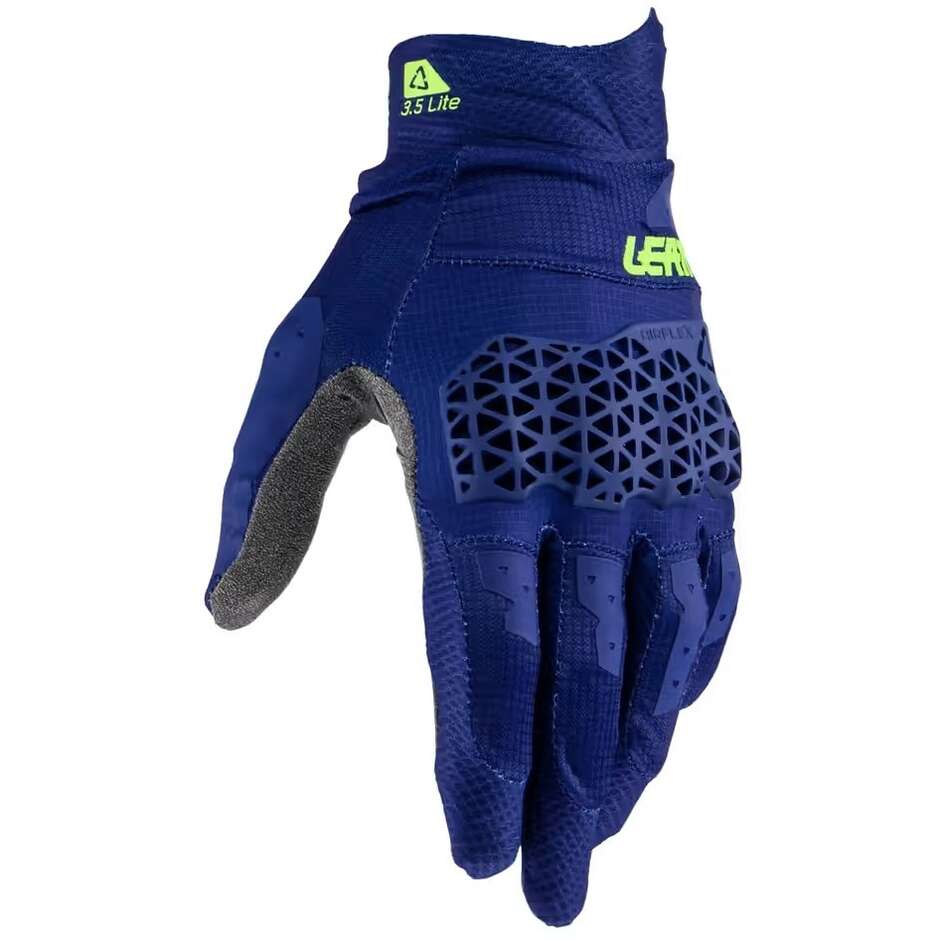 Leatt 3.5 LITE Blau Cross Enduro Motorradhandschuhe