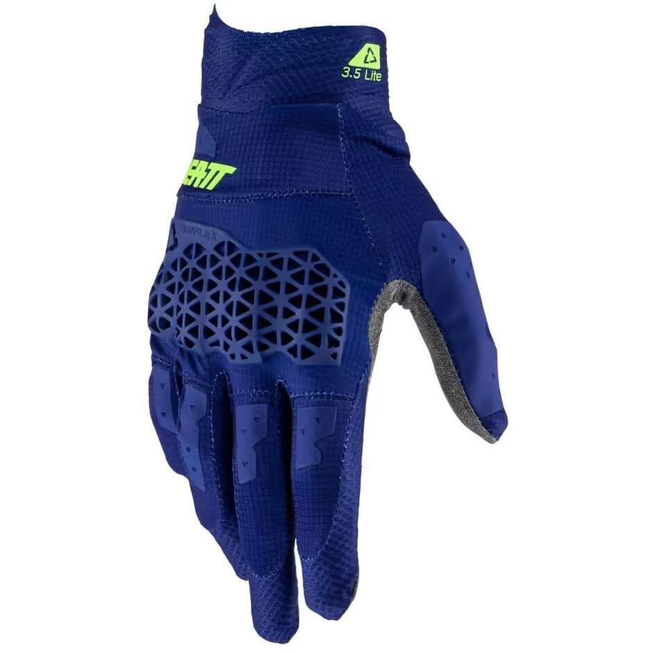 Leatt 3.5 LITE Blau Cross Enduro Motorradhandschuhe