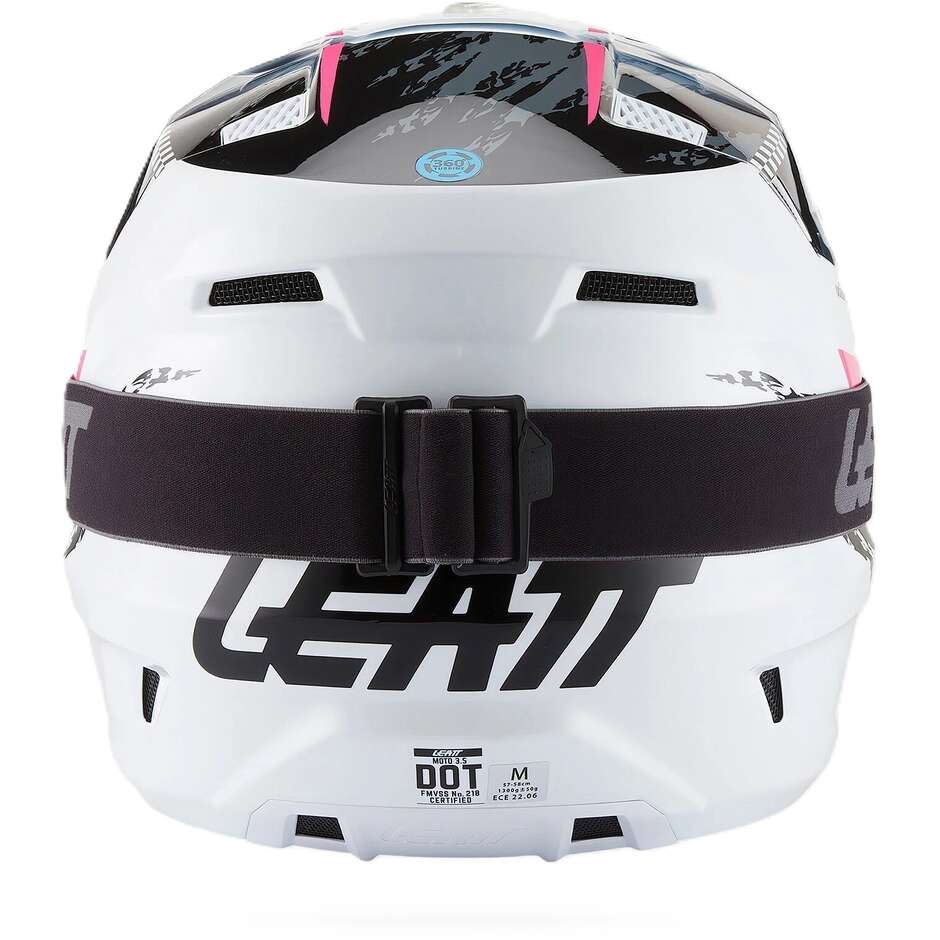 Leatt 3.5 Pink Moto Cross Helmet Kit