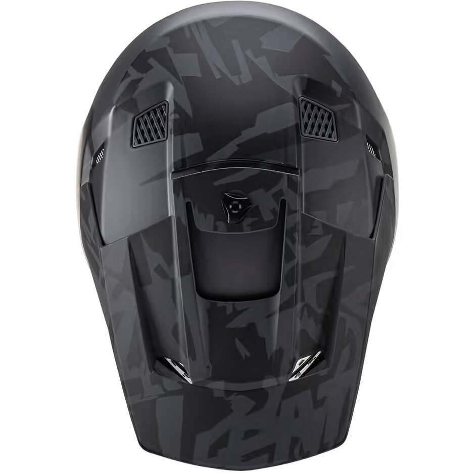 Leatt 3.5 V23 Stealth Cross Enduro Motorradhelm mit Maske