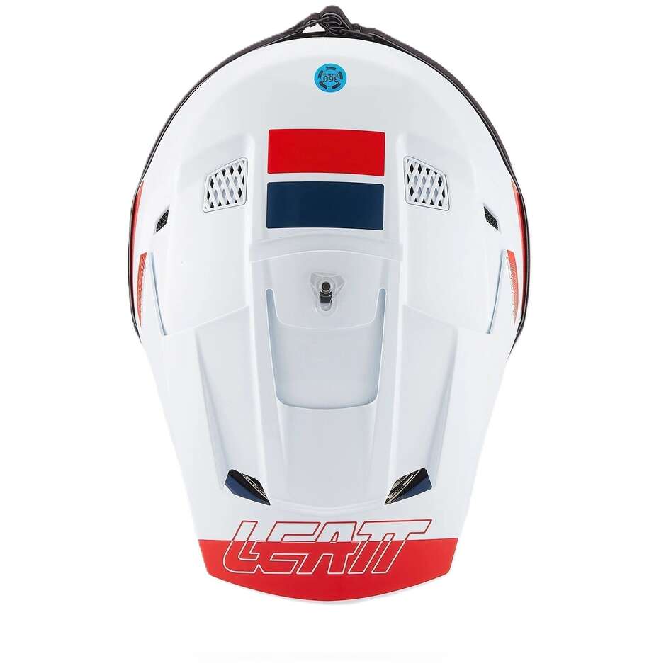 Leatt 3.5 White Moto Cross Helmet Kit