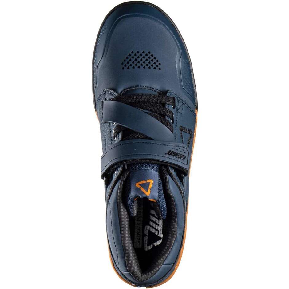 Leatt 4.0 CLIP RUST Mtb Shoes Orange Blue