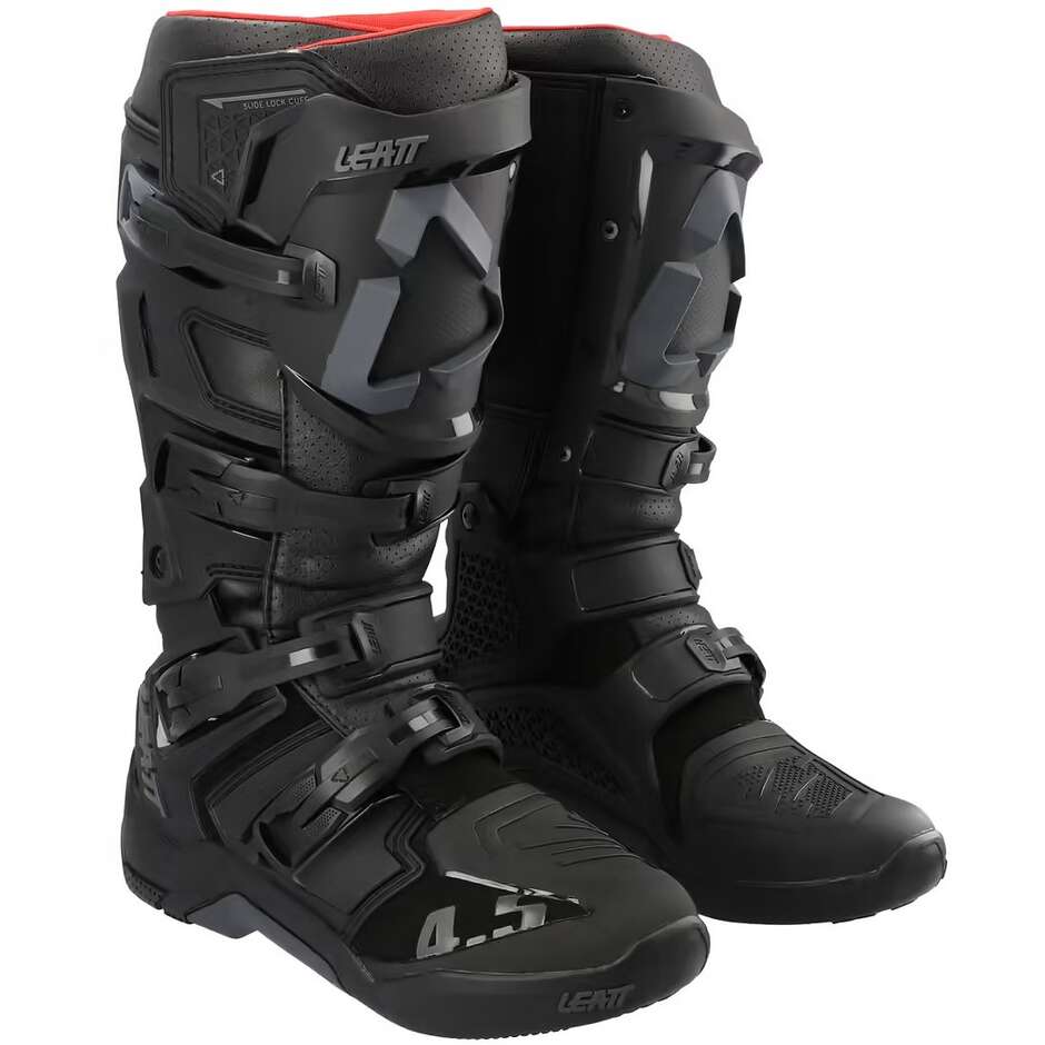 Leatt 4.5 Black Cross Enduro Motorcycle Boots